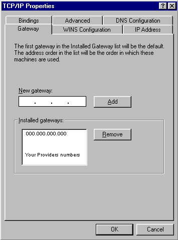 TCP/IP Properties